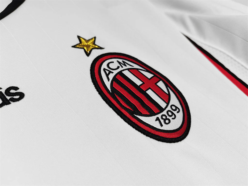 AC Milan Away Long Sleeve Retro Jersey 2006/07 - Image 11