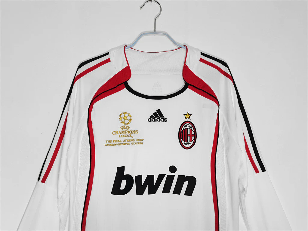 AC Milan Away Long Sleeve Retro Jersey 2006/07 - Image 13
