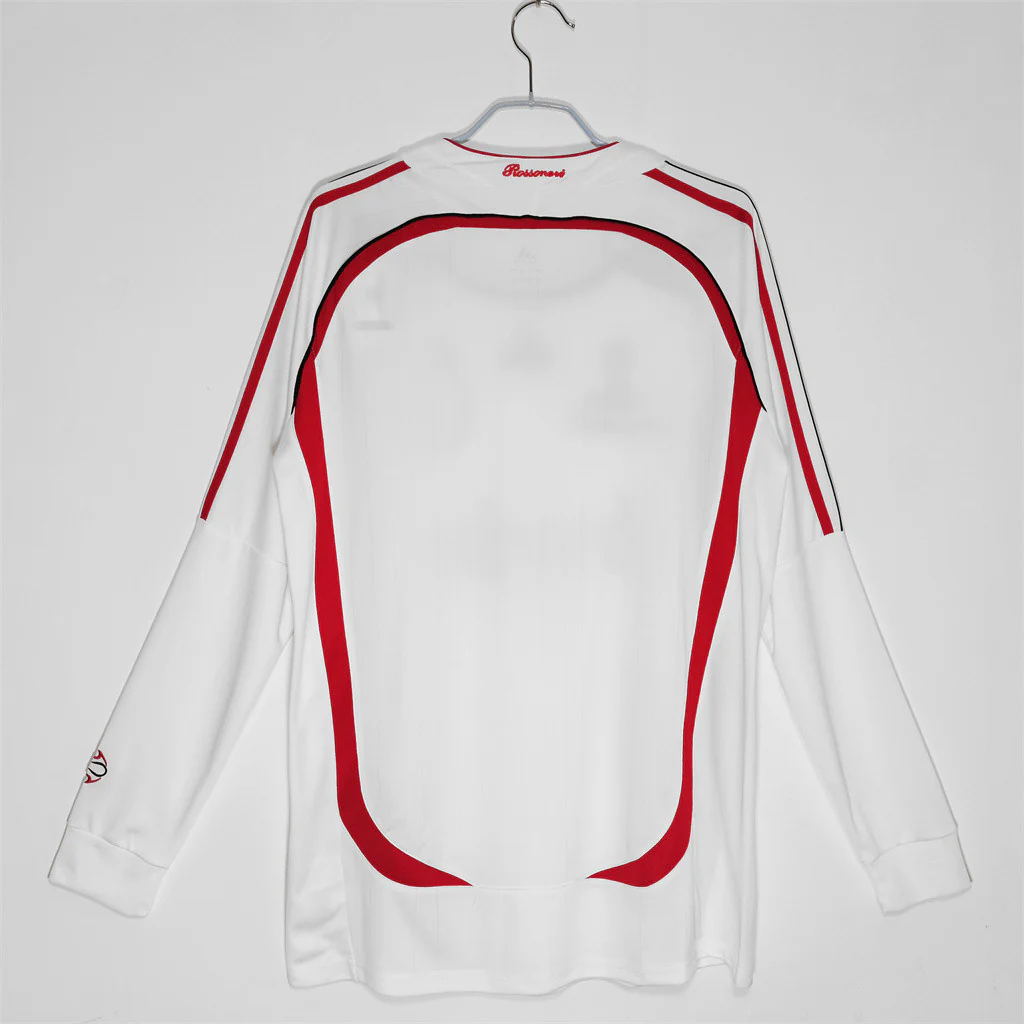AC Milan Away Long Sleeve Retro Jersey 2006/07 - Image 2