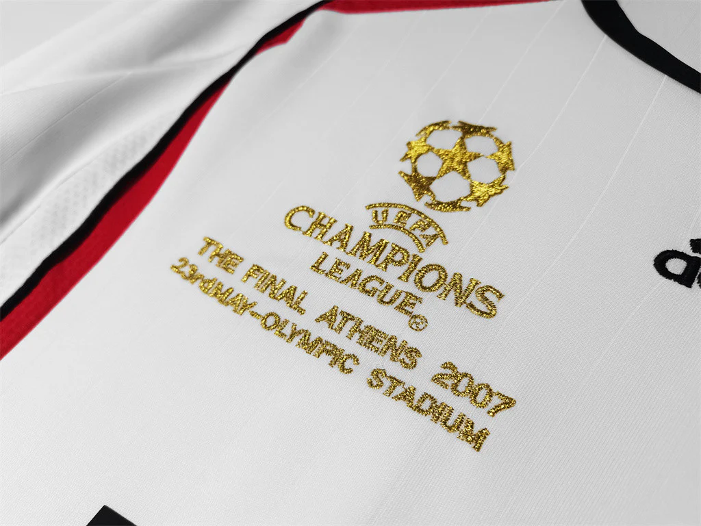 AC Milan Away Long Sleeve Retro Jersey 2006/07 - Image 9