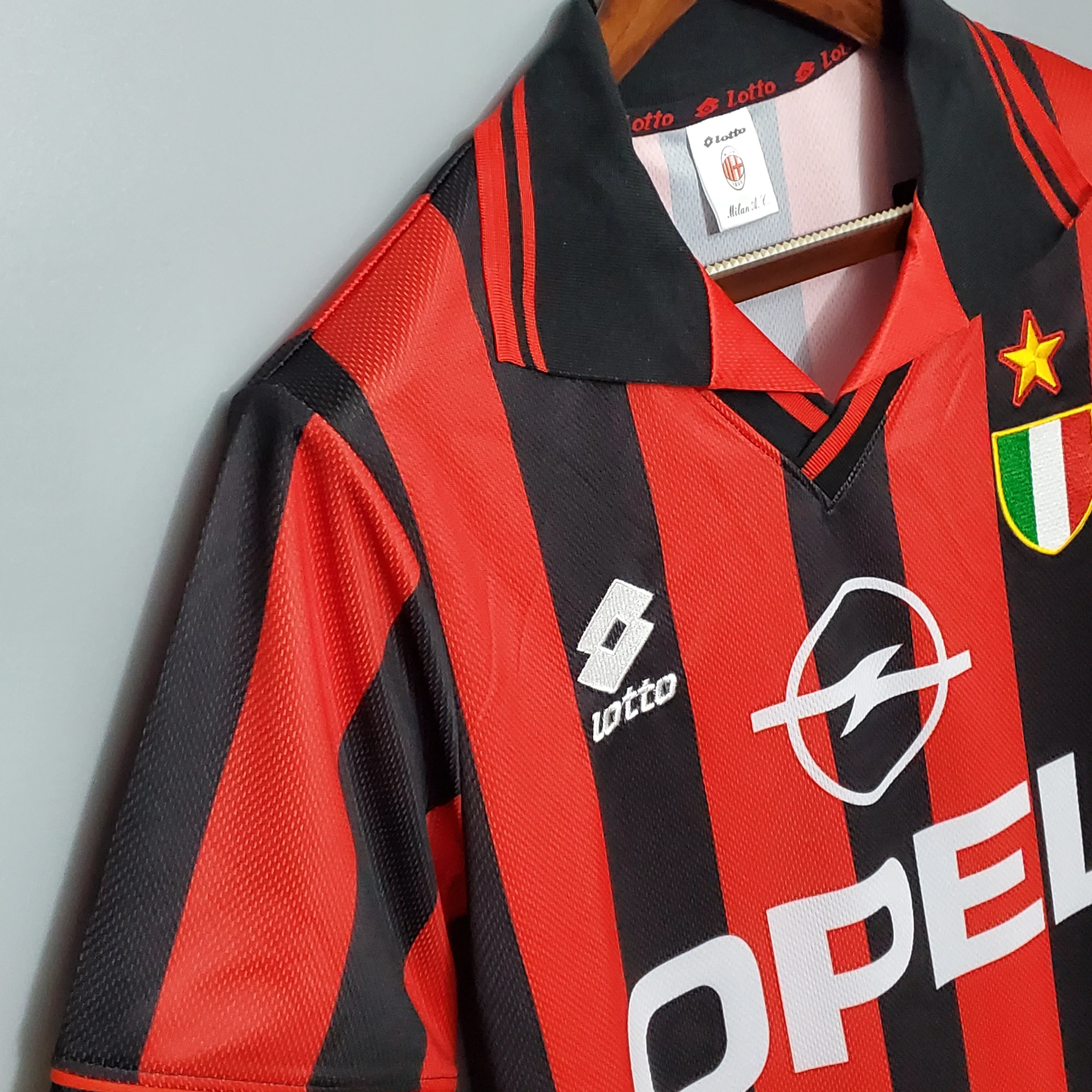AC Milan Home Retro Jersey 1996/97 - Image 3