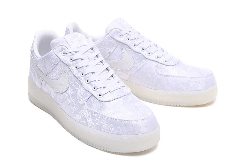 Air Force 1 Low CLOT 1WORLD (2018) “Triple White” AO9286-100 - Image 17