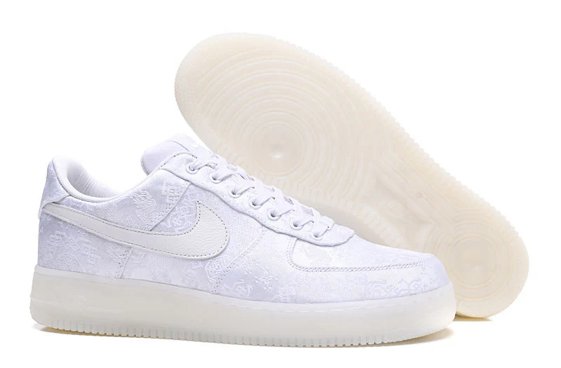 Air Force 1 Low CLOT 1WORLD (2018) “Triple White” AO9286-100 - Image 22