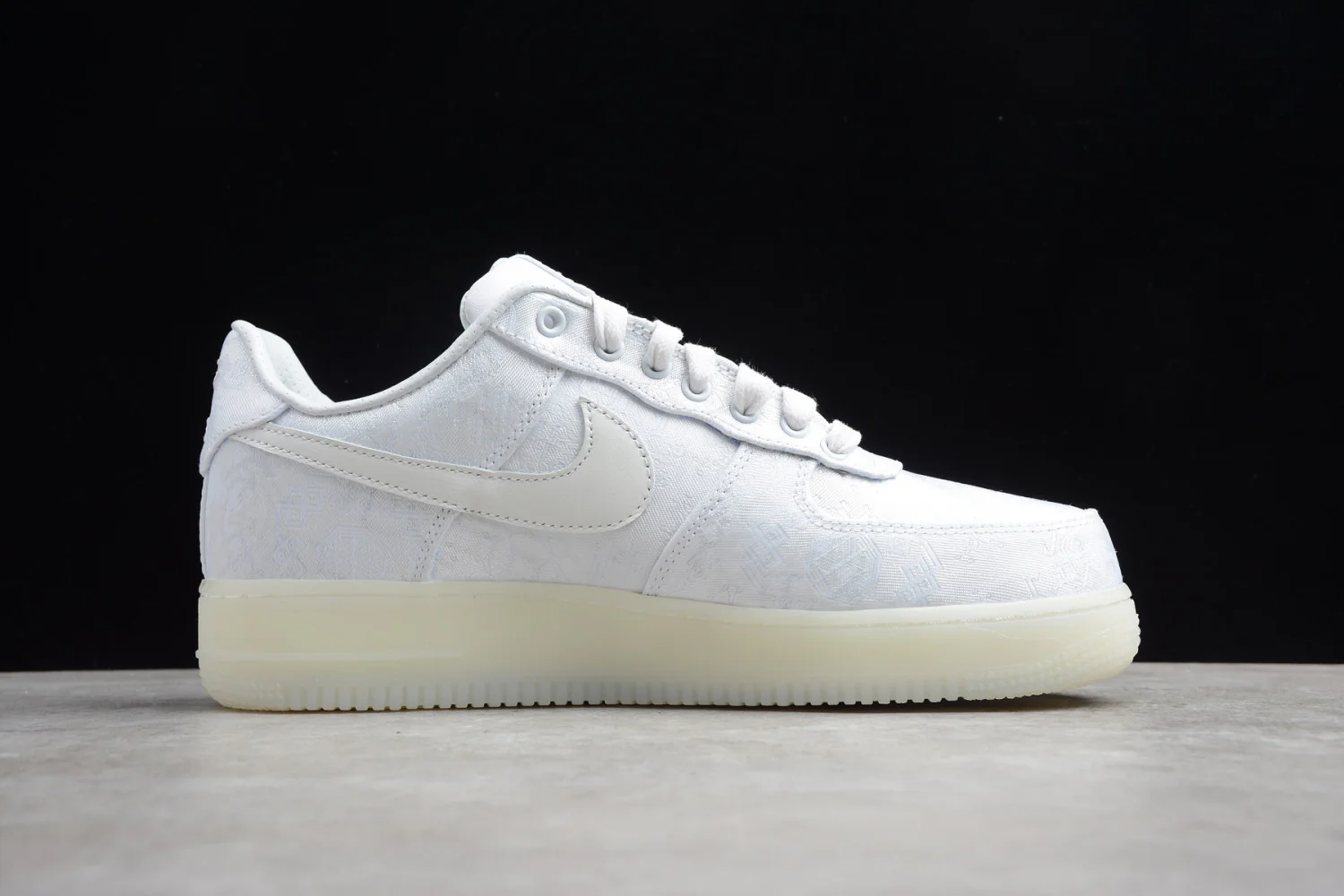 Air Force 1 Low CLOT 1WORLD (2018) “Triple White” AO9286-100 - Image 3