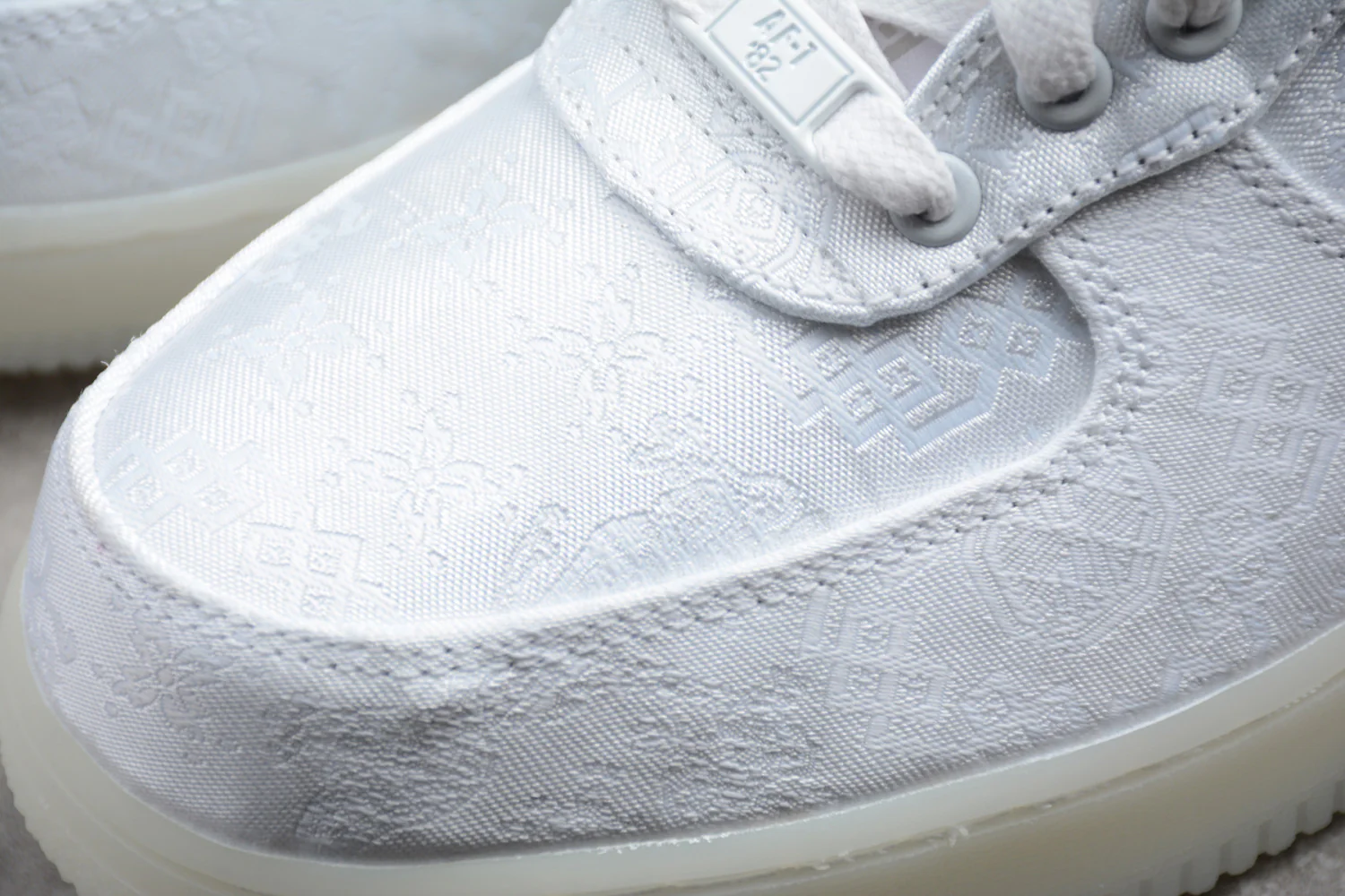 Air Force 1 Low CLOT 1WORLD (2018) “Triple White” AO9286-100 - Image 8