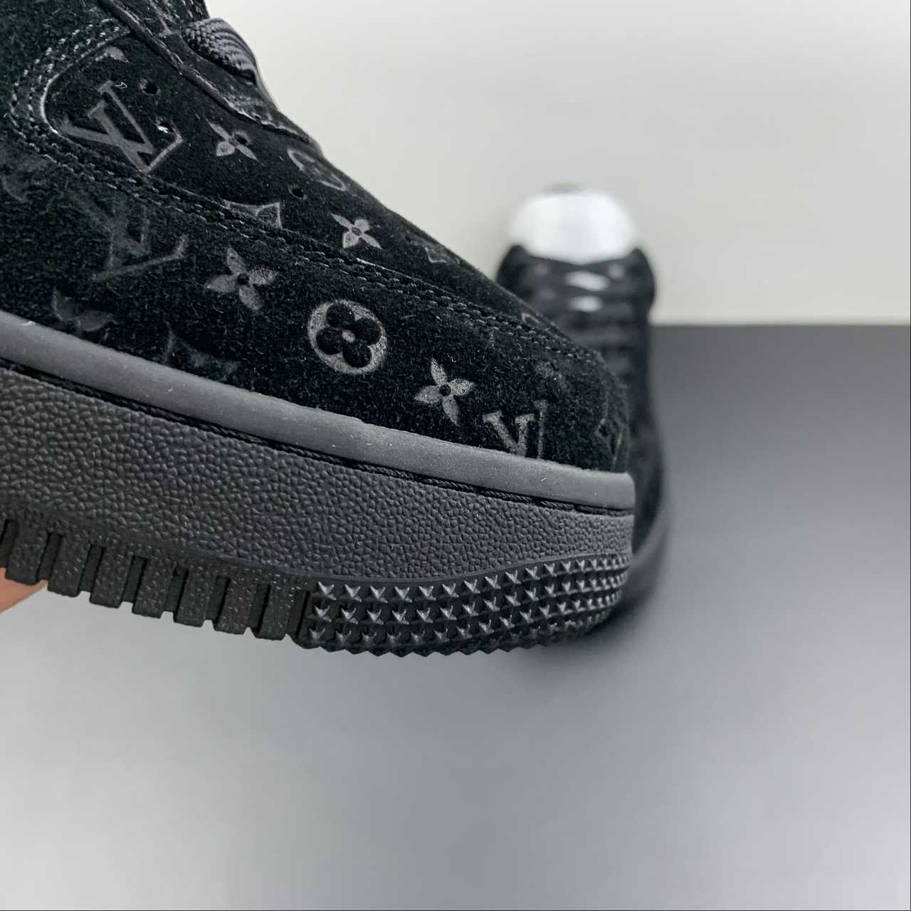 Air Force 1 LV Louis Vuitton Low Black MS 0232 - Image 11