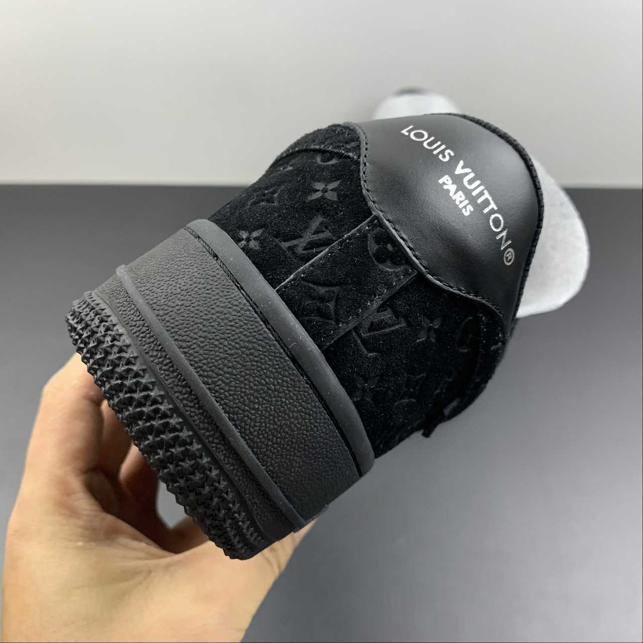 Air Force 1 LV Louis Vuitton Low Black MS 0232 - Image 14