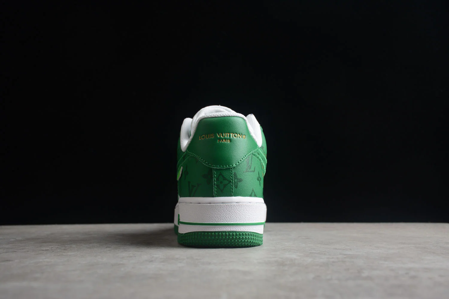Air Force 1 LV Louis Vuitton Low White Green MS 0232 - Image 11