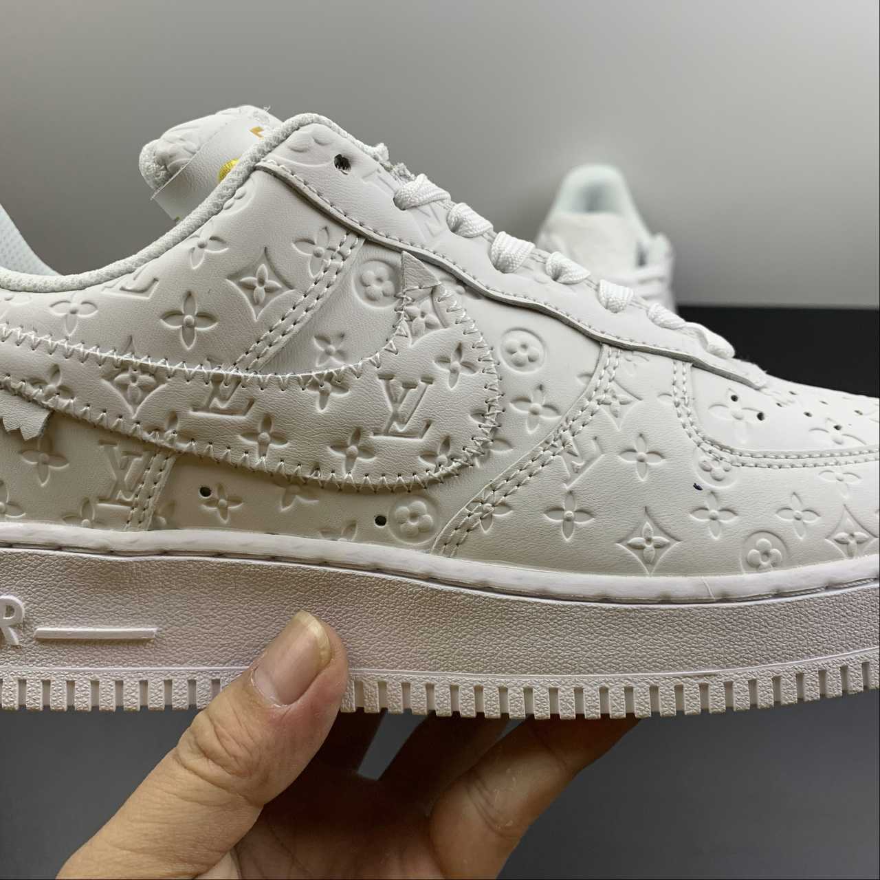 Air Force 1 LV Louis Vuitton Low White LD 0212 - Image 13