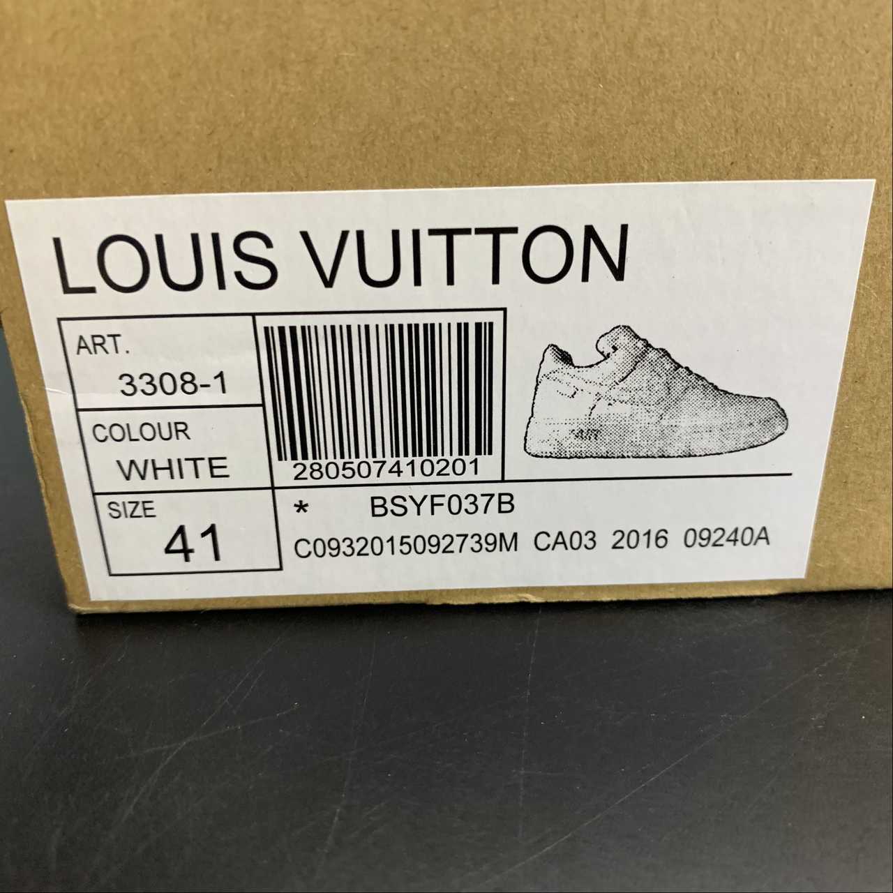 Air Force 1 LV Louis Vuitton Low White LD 0212 - Image 16