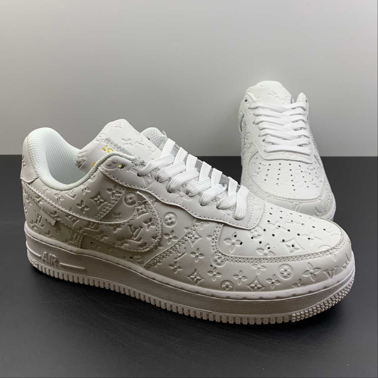 Air Force 1 LV Louis Vuitton Low White LD 0212 - Image 8
