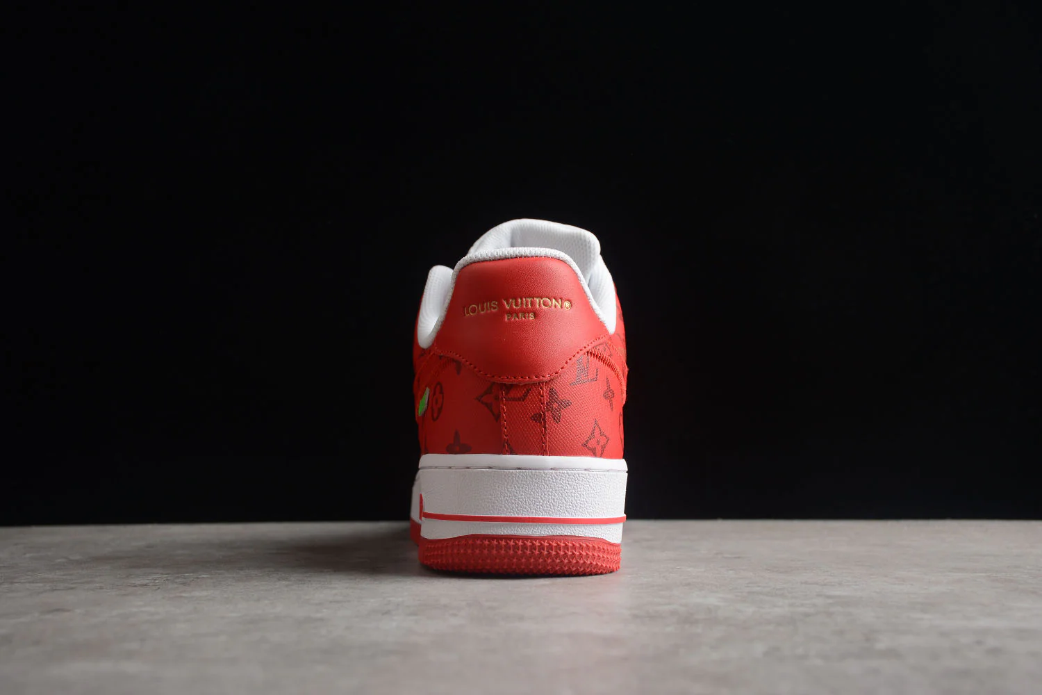 Air Force 1 LV Louis Vuitton Low White Red LD 0232 - Image 5
