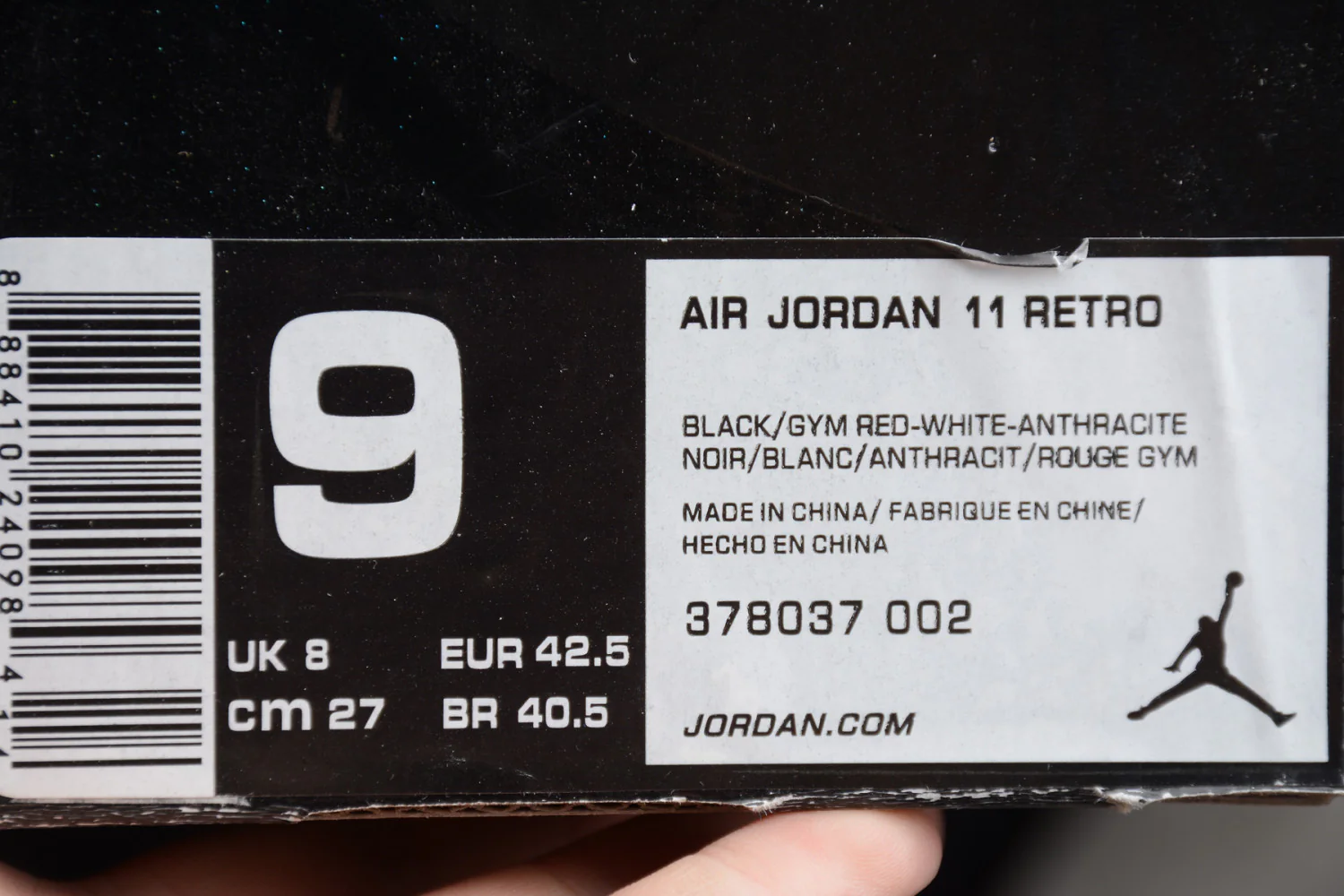 Air Jordan 11 “72-10” 378037-002 - Image 14