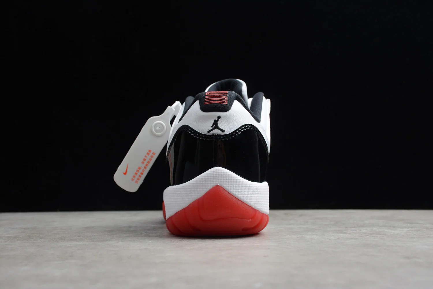 Air Jordan 11 Low Black Red AV2187-160 - Image 4