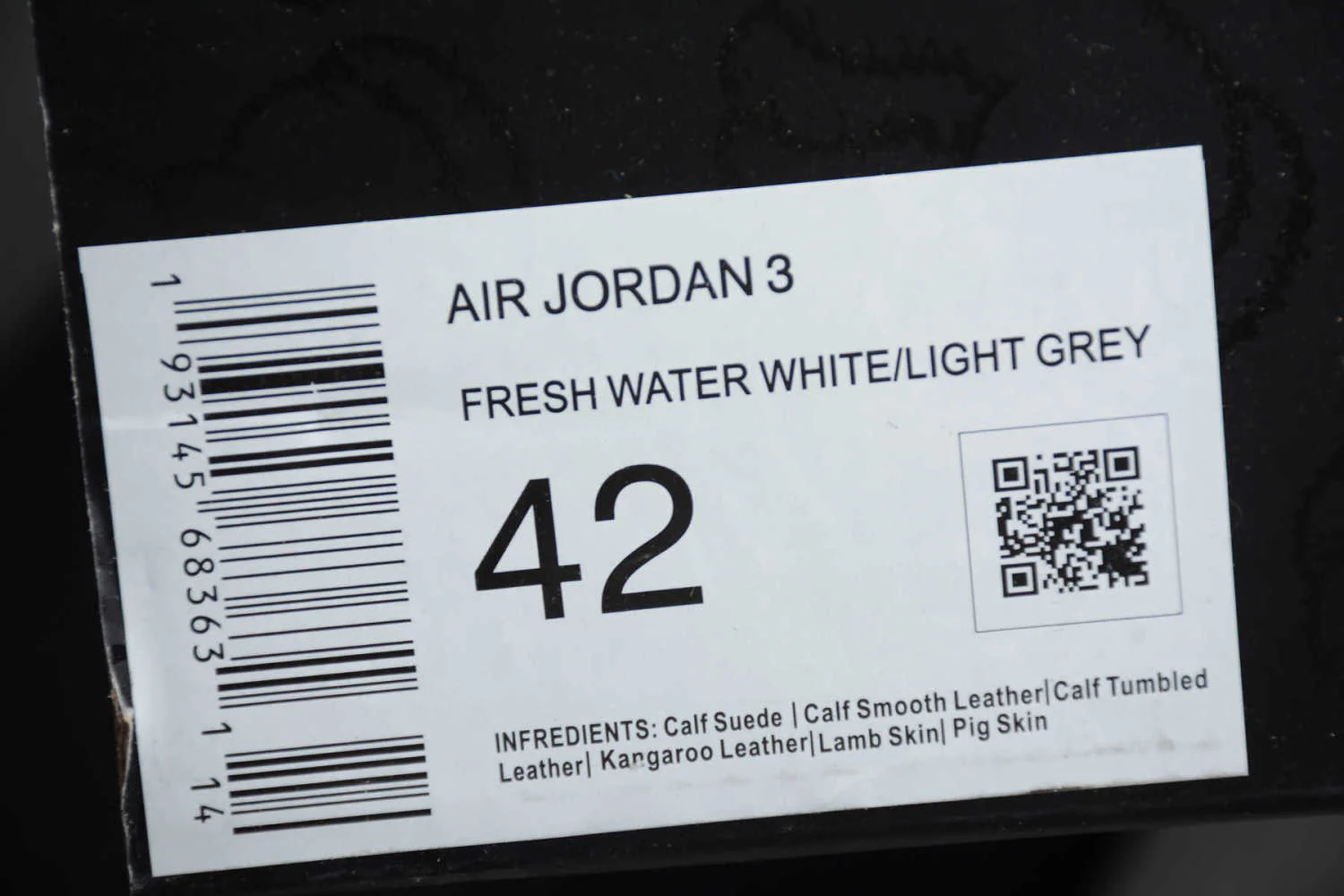 Air Jordan 3 Fresh Water White Gray - Image 16