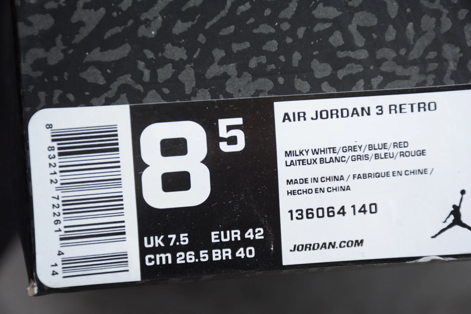 Air Jordan 3 Milky White 136064-140 - Image 15