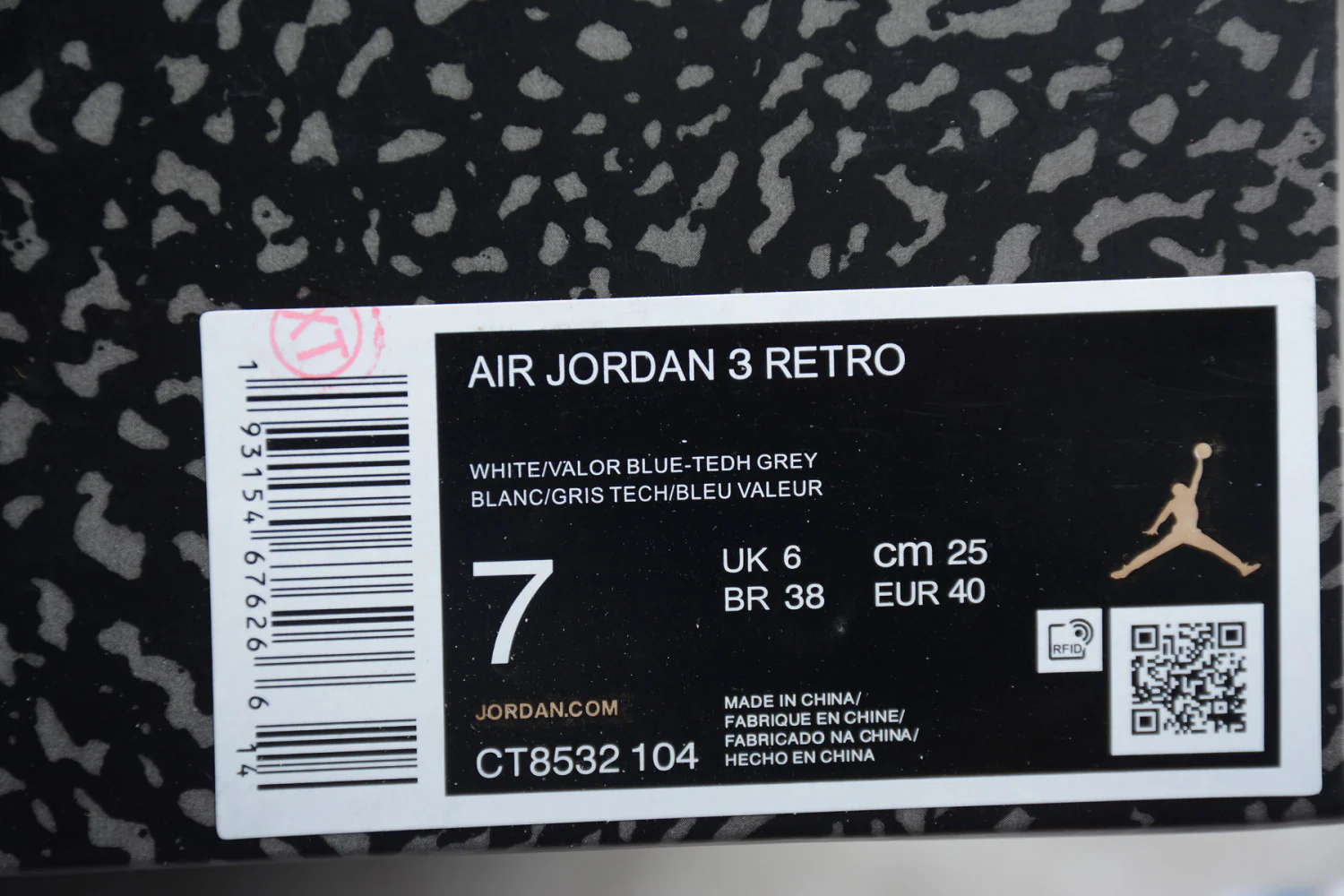 Air Jordan 3 “UNC” CT8532-104 - Image 15