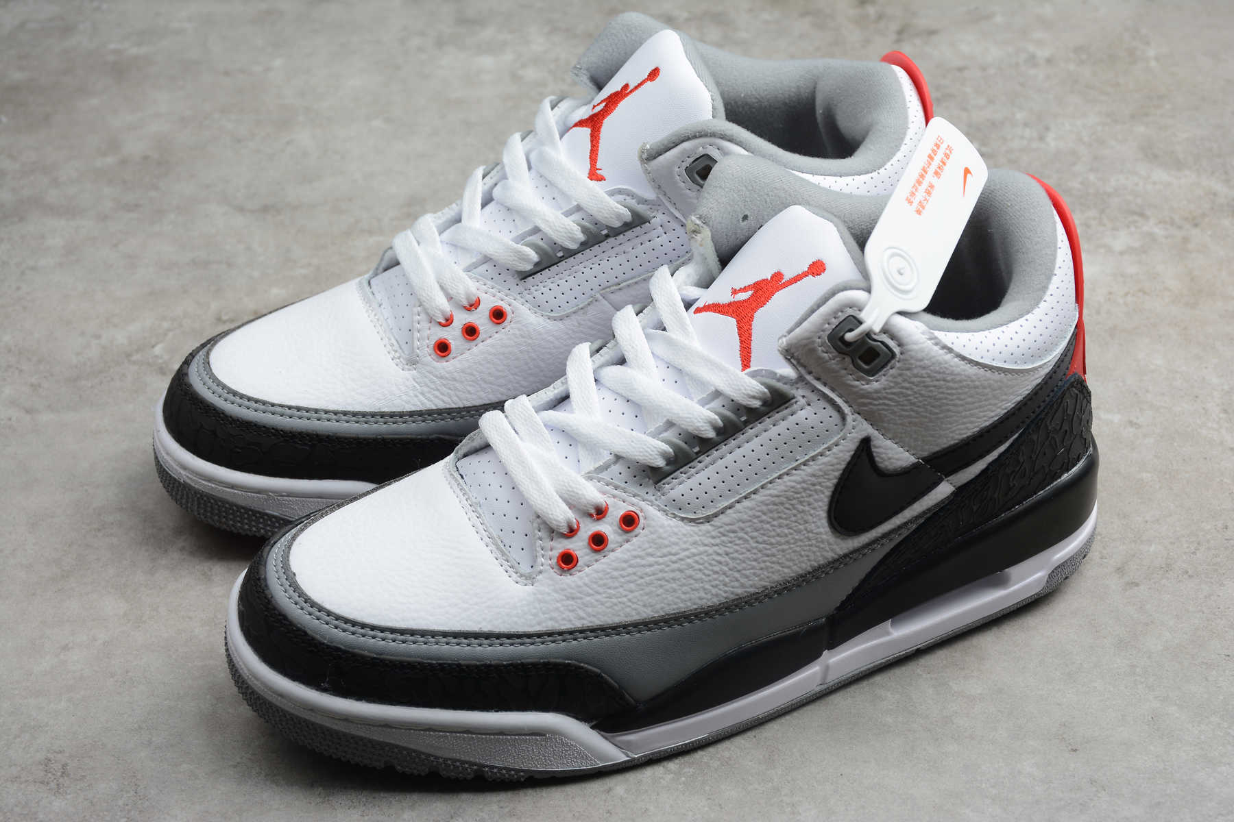 Air Jordan 3 White Gray AQ3835-160 - Image 9