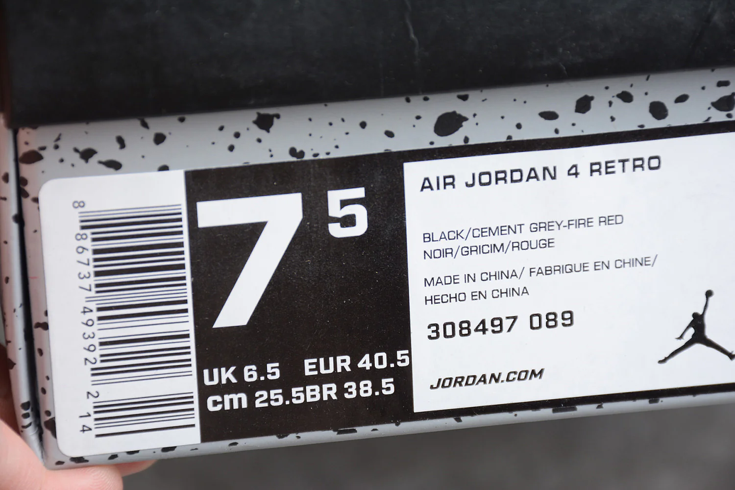 Air Jordan 4 IV “Bred” Black Red 308497-089 - Image 14
