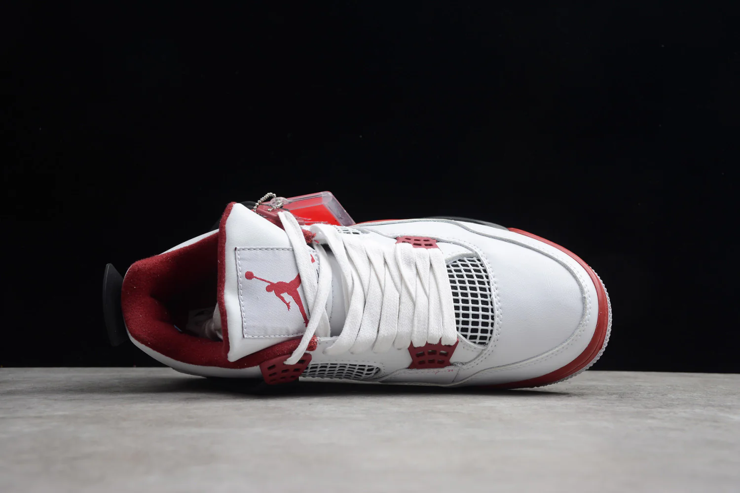 Air Jordan 4 Retro OG Fire Red White 308497-160 - Image 4