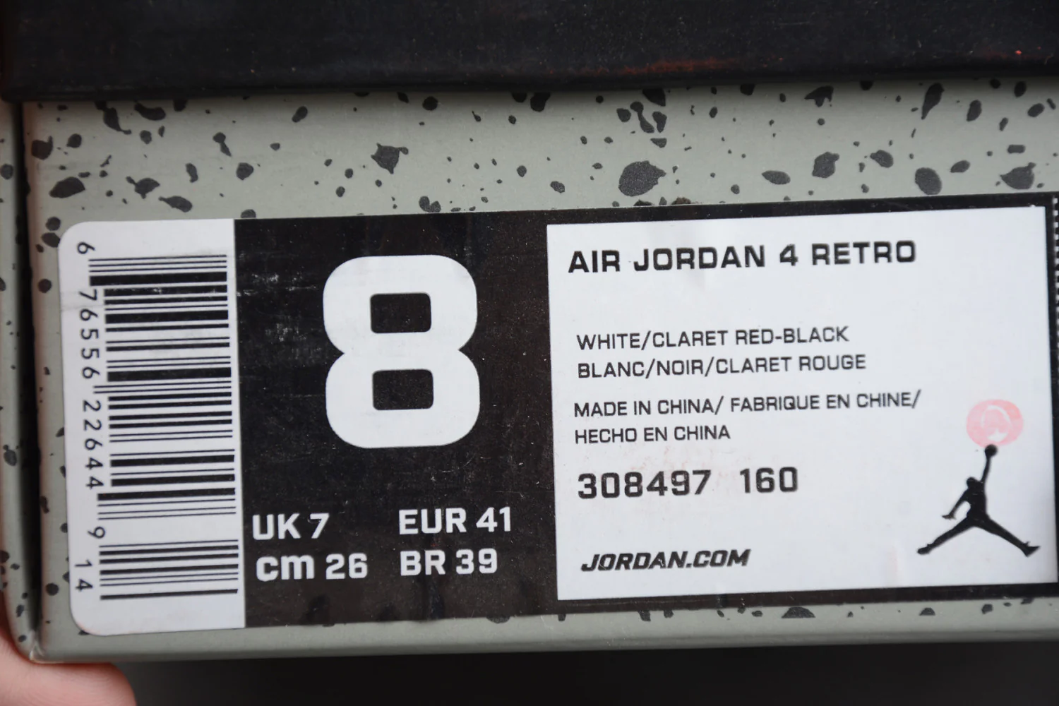 Air Jordan 4 Retro OG Fire Red White 308497-160 - Image 9