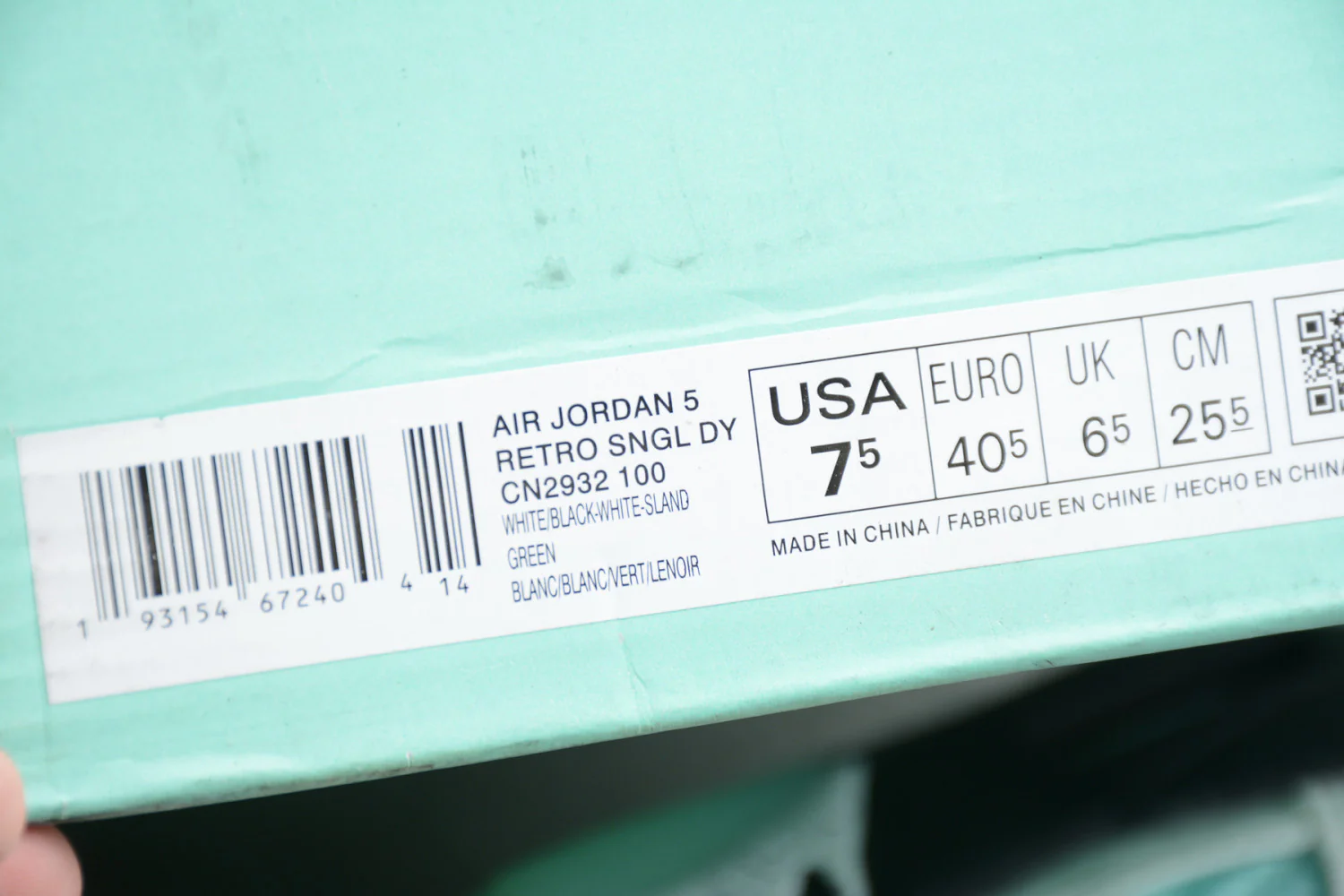 Air Jordan 5 Retro “Island Green” CN2932-100 - Image 15