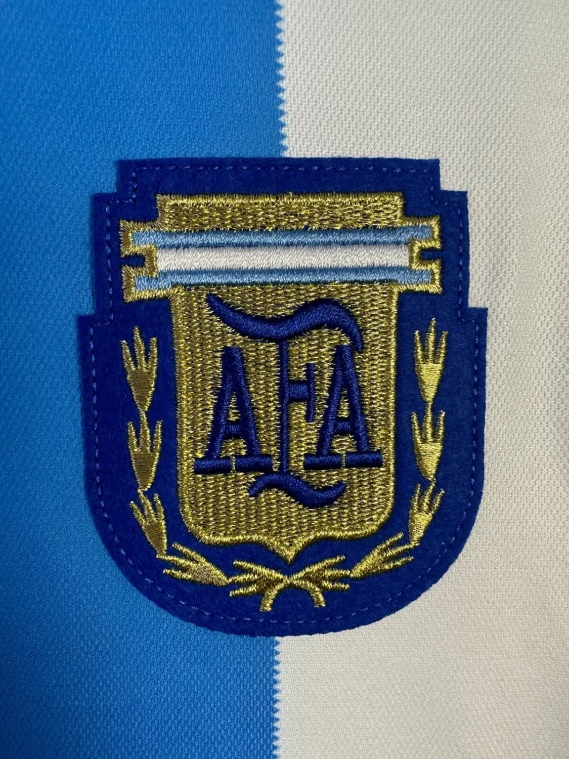 Argentina Home Long Sleeve Retro Jersey 1986 - Image 4