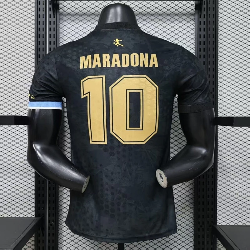 Argentina Special Edition Dark Grey Maradona#10 Player Version Jersey 26/27 - Image 2