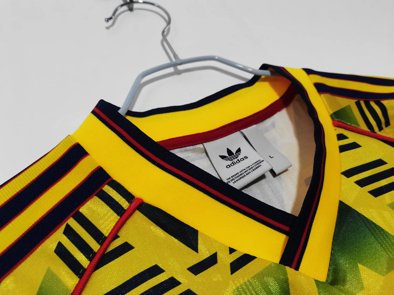 Arsenal Away Long Sleeve Retro Jersey 1991/93 - Image 4