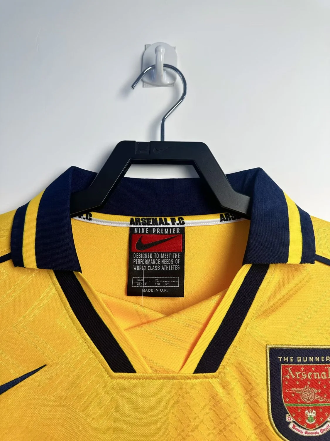 Arsenal Away Long Sleeve Retro Jersey 1996/97 - Image 3