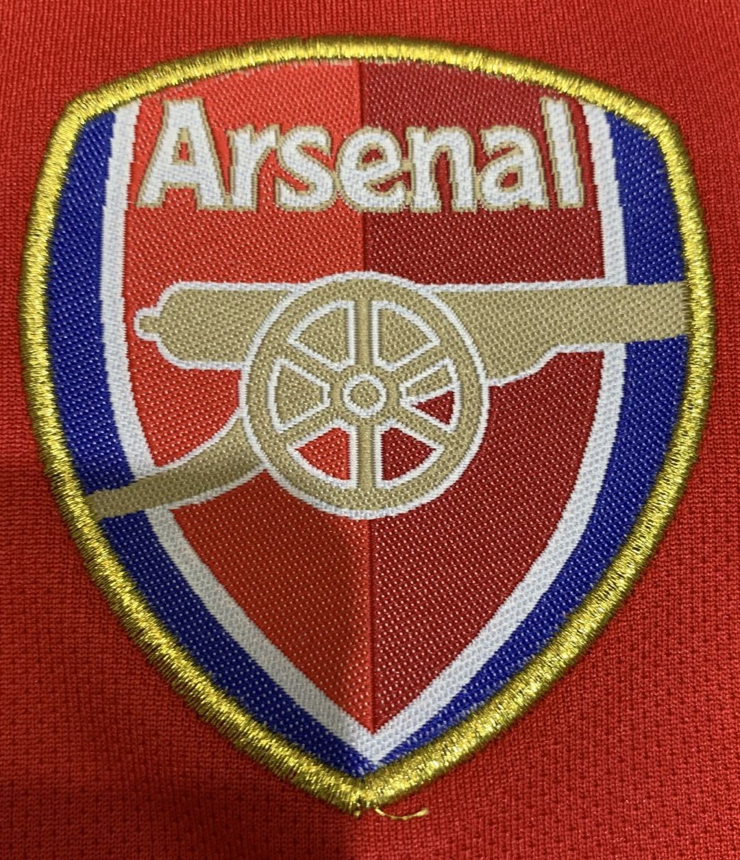 Arsenal Home Long Sleeve Retro Jersey 02/04 - Image 5