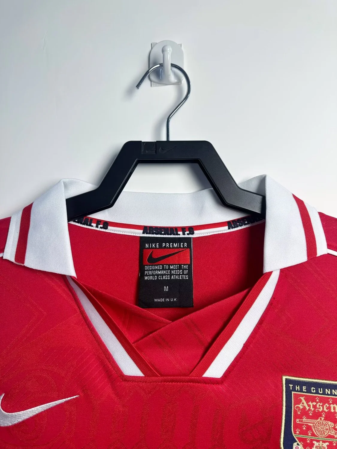 Arsenal Home Long Sleeve Retro Jersey 1996/97 - Image 3
