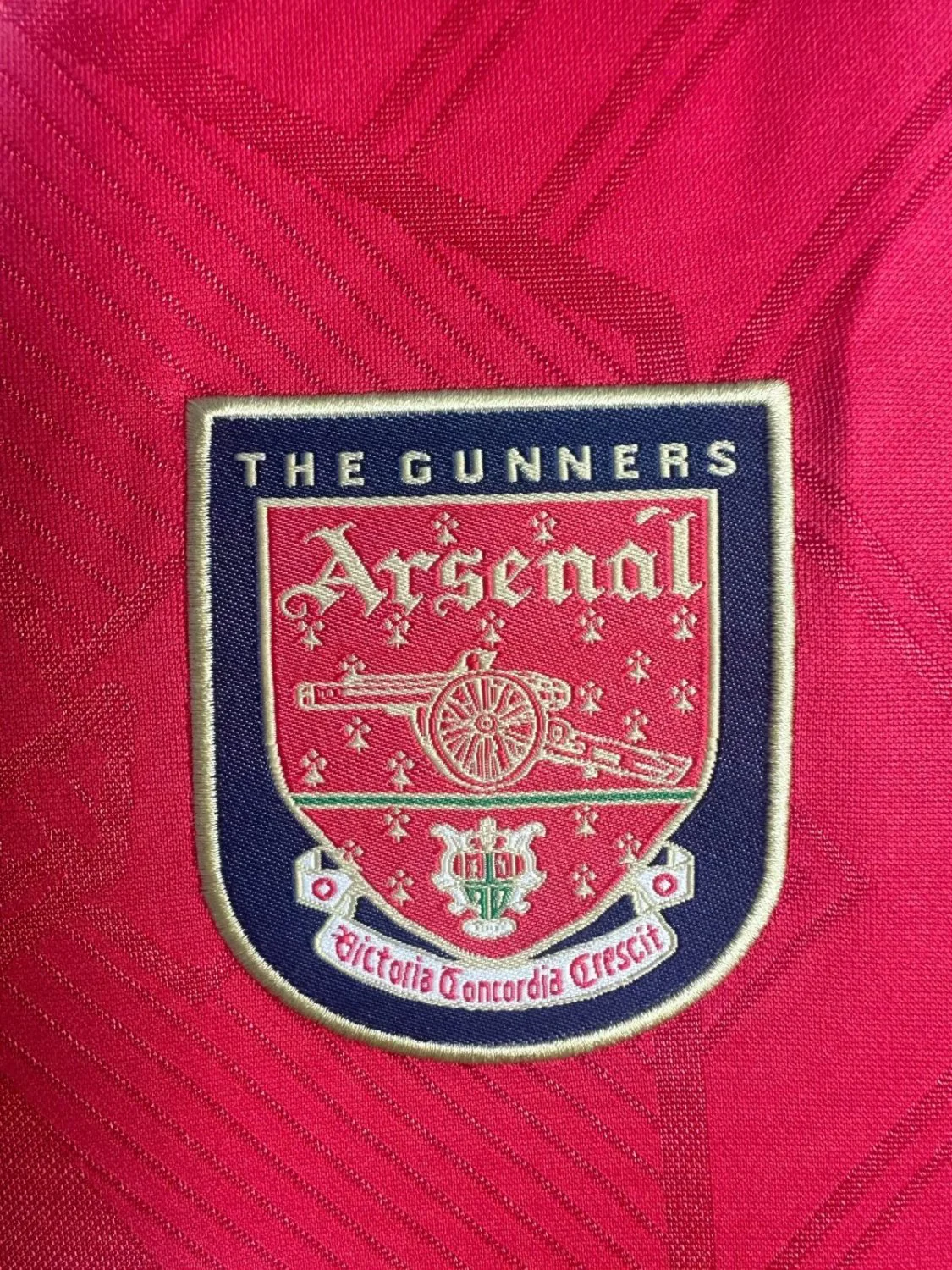 Arsenal Home Long Sleeve Retro Jersey 1996/97 - Image 6