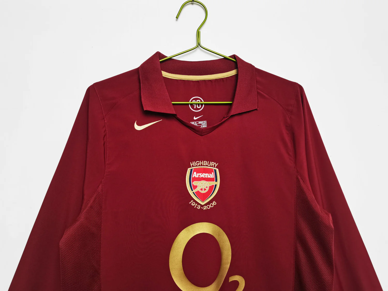 Arsenal Home Long Sleeve Retro Jersey 2005/06 - Image 2