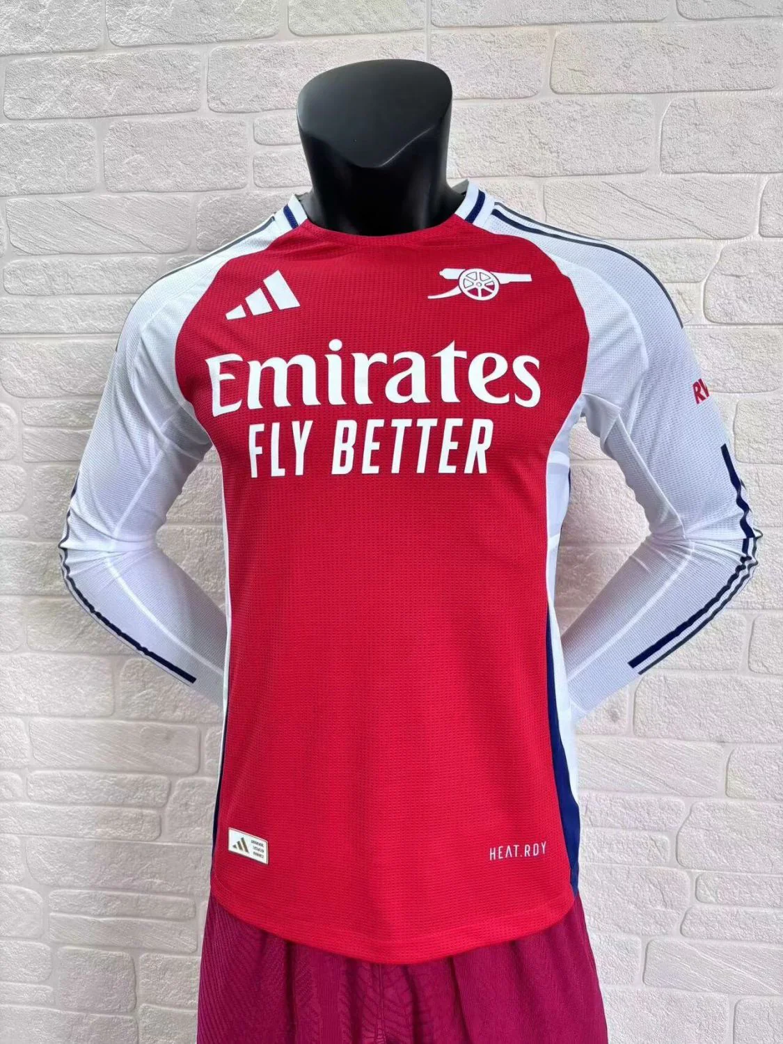 Arsenal Home Player Long Sleeve Jersey 24/25 - Image 8