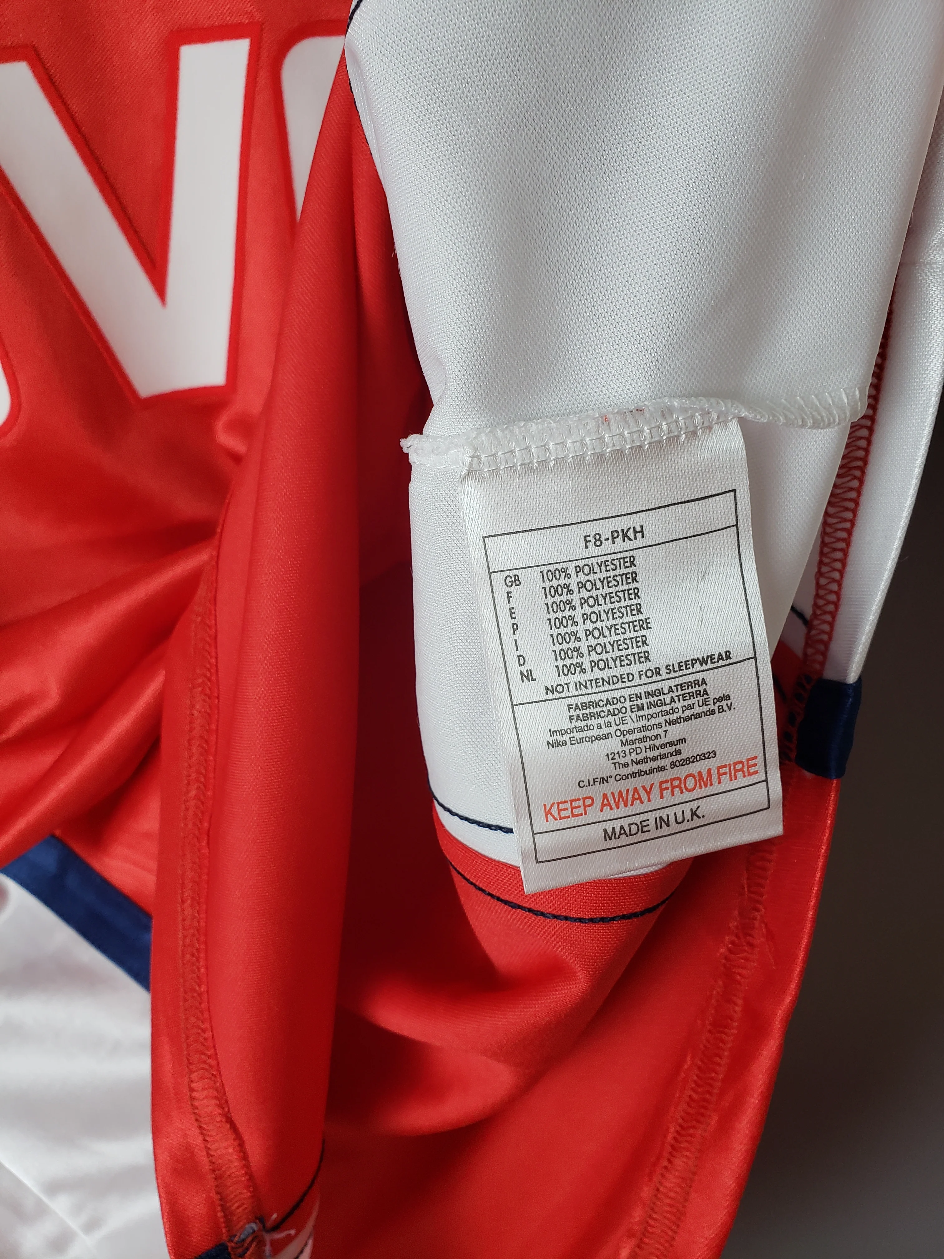 Arsenal Home Retro Jersey 98/99 - Image 4