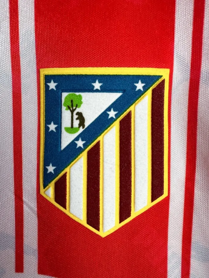 Atletico Madrid Home Long Sleeve Retro Jersey 1994/95 - Image 5