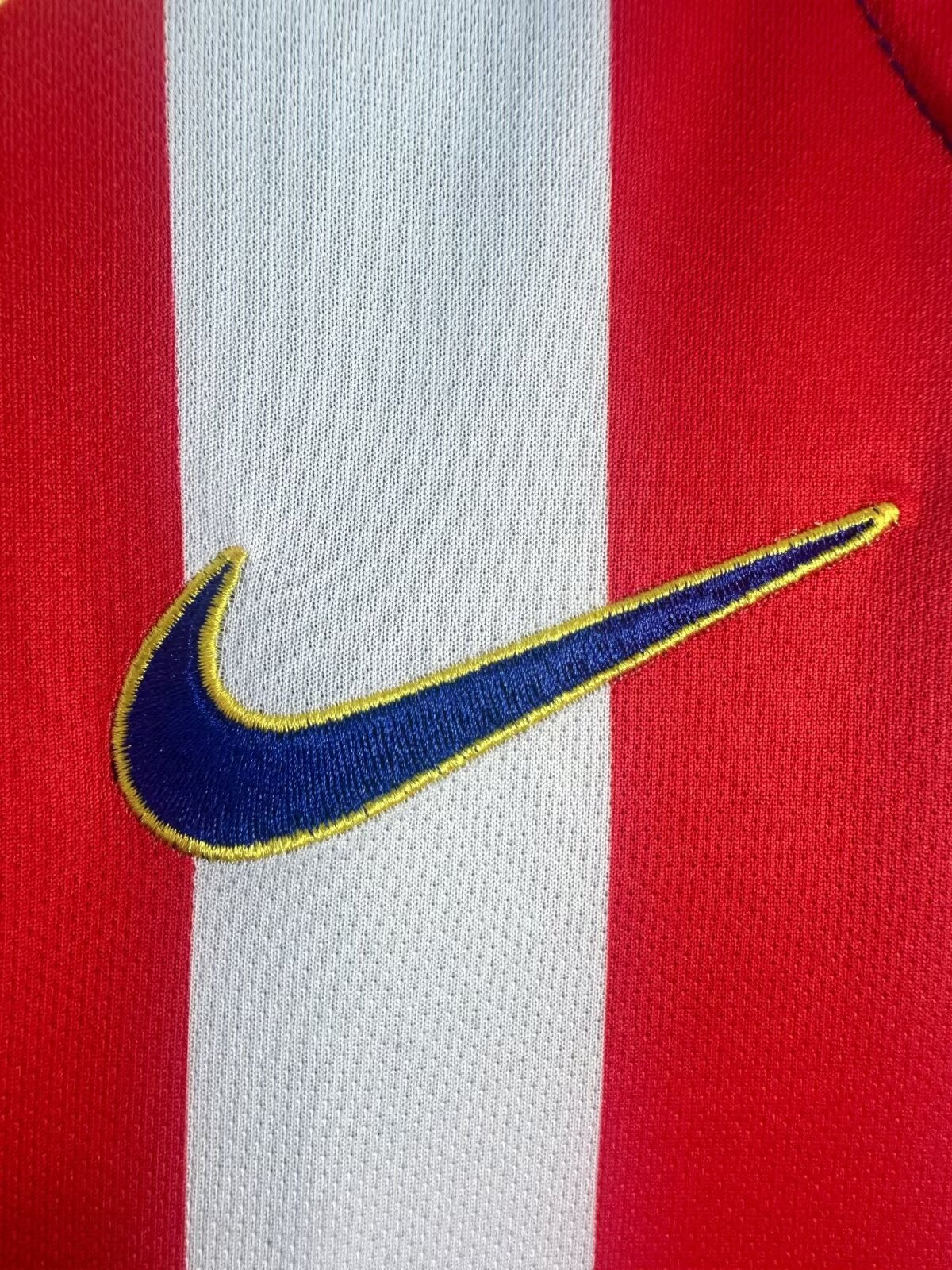 Atletico Madrid Home Long Sleeve Retro Jersey 2004/05 - Image 5