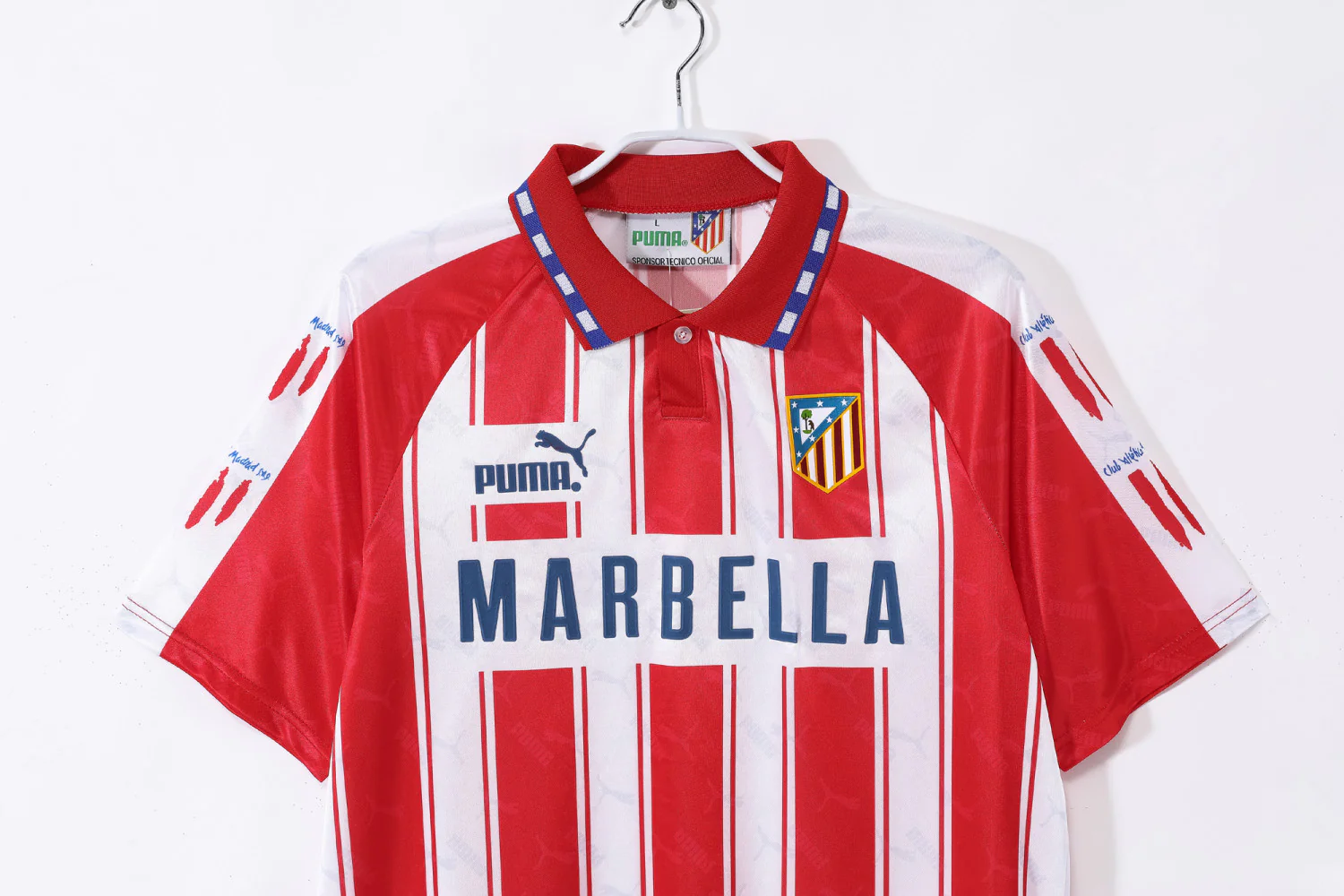 Atletico Madrid Home Retro Jersey 1994/95 - Image 4