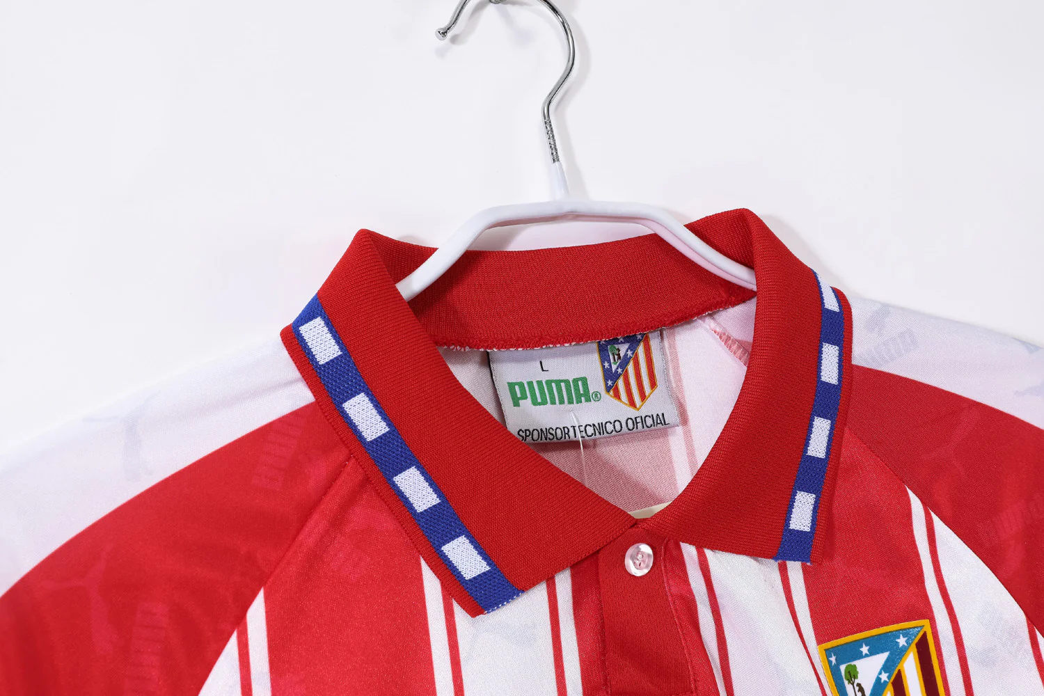 Atletico Madrid Home Retro Jersey 1994/95 - Image 8
