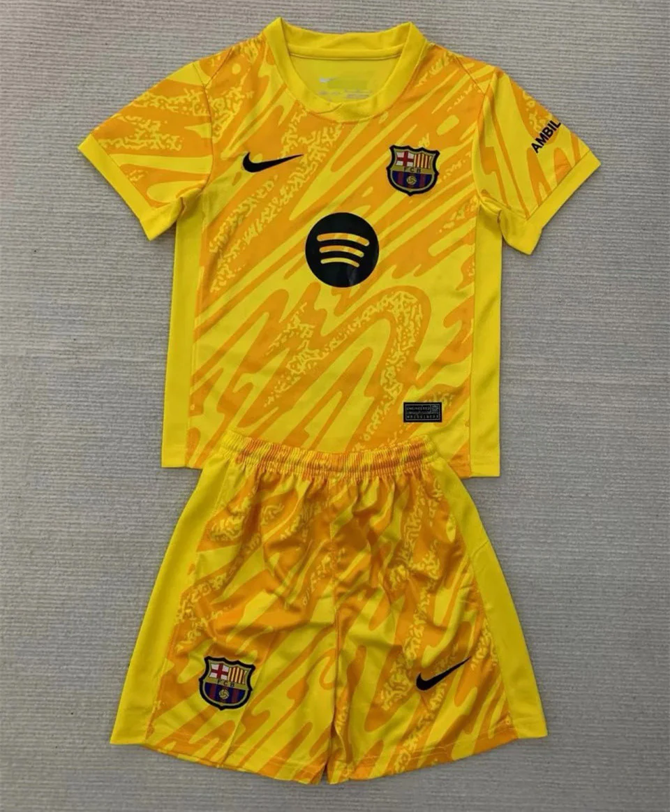 Barcelona Goalkeeper Kids Suit 24/25