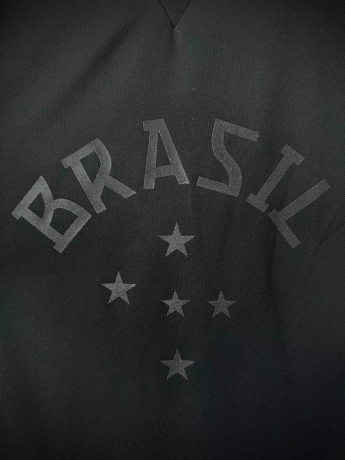 Brazil Black Retro Jersey 2013/14 - Image 5