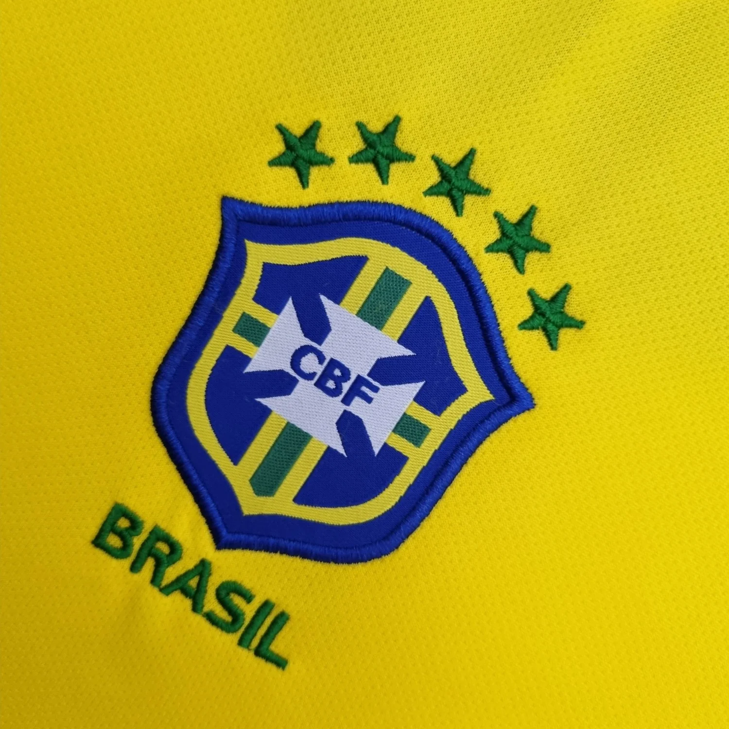 Brazil Home Retro Jersey 2004 - Image 4