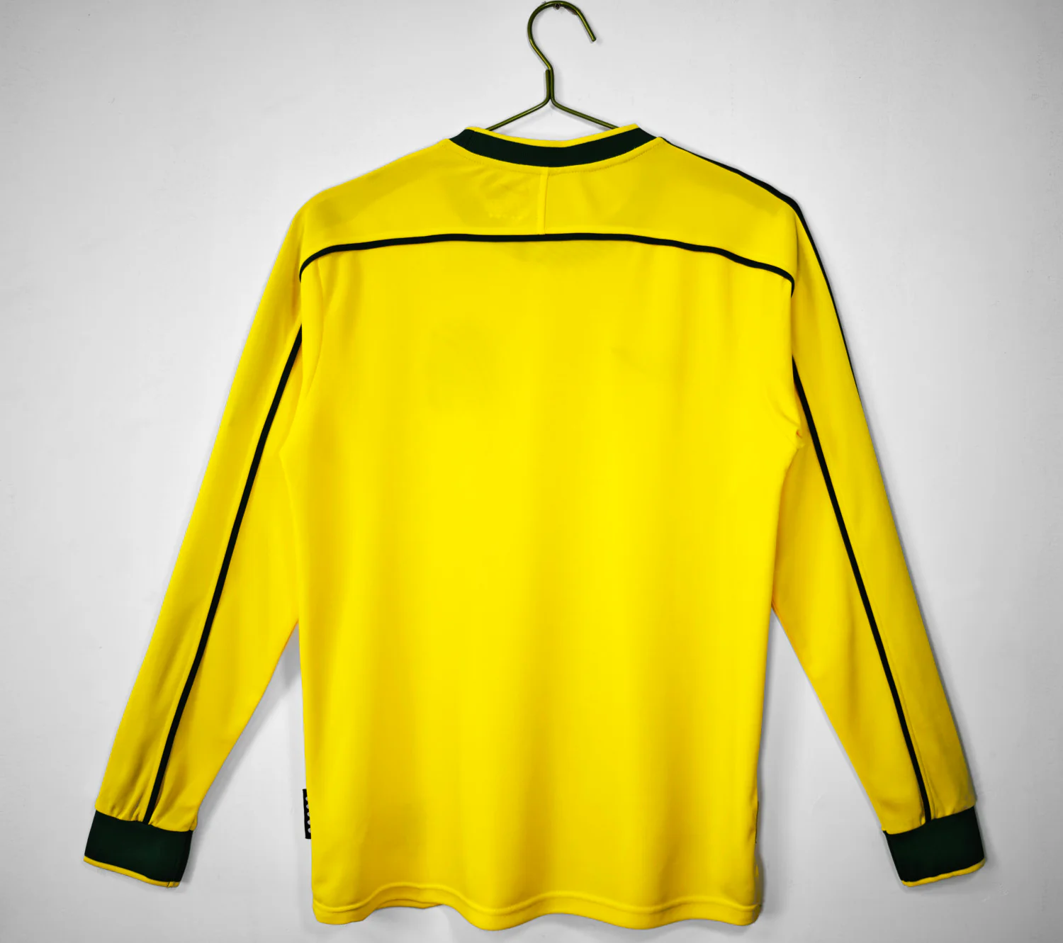 Brazil Home Retro Long Sleeve Jersey 1998 - Image 2