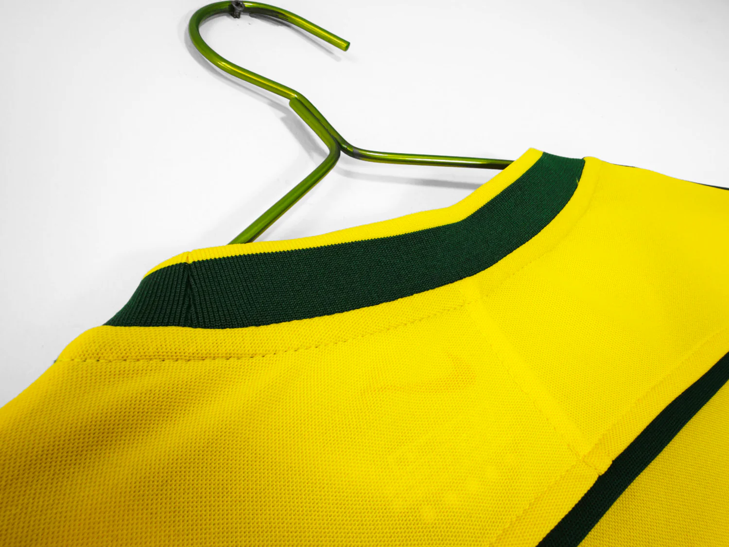 Brazil Home Retro Long Sleeve Jersey 1998 - Image 9