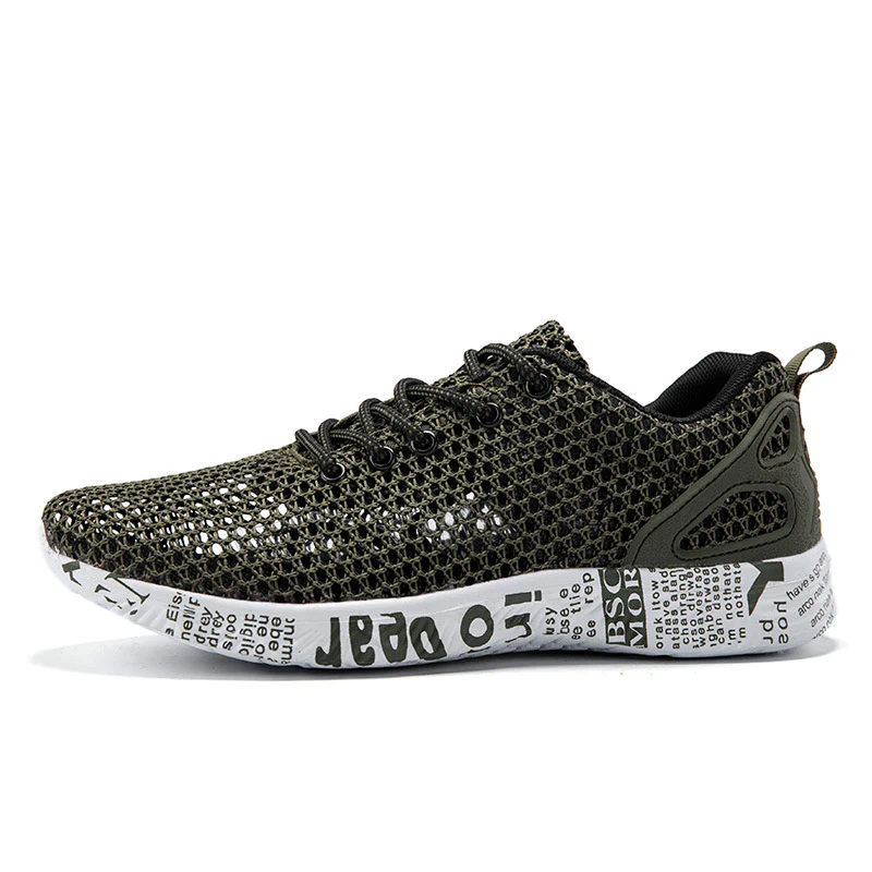 Casual Men's Shoes Breathable Sneakers Match Hollow Lace Board Shoes - Image 5