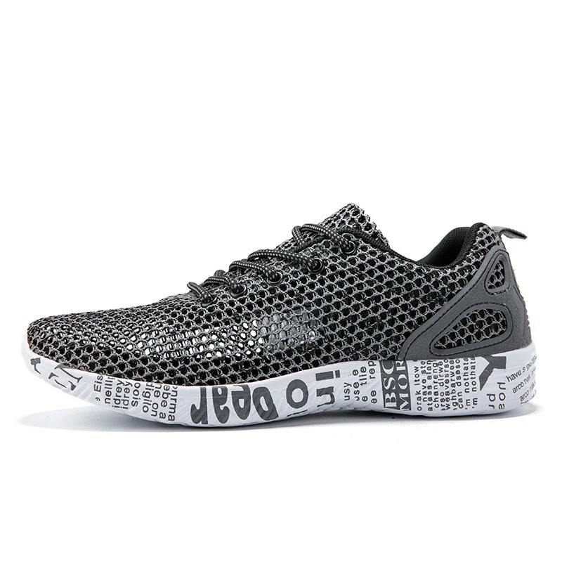 Casual Men's Shoes Breathable Sneakers Match Hollow Lace Board Shoes - Image 6