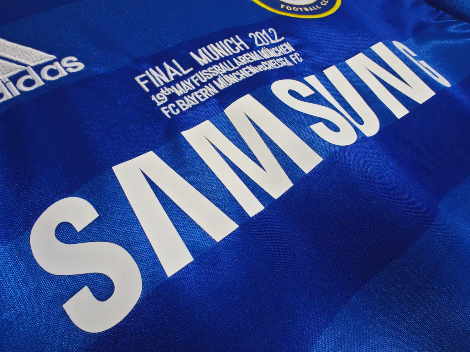 Chelsea Home Long Sleeve Retro Jersey 11/12 - Image 4