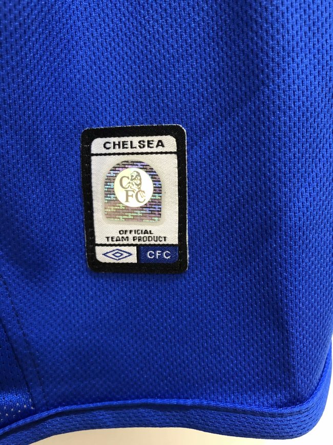 Chelsea Home Retro Jersey 2003 - Image 10
