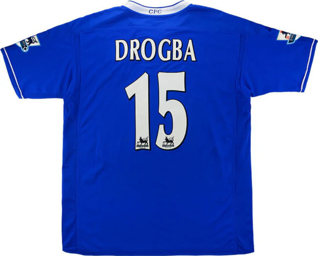 Chelsea Home Retro Jersey 2003 - Image 11